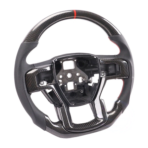 Volant sport en fibre de carbone personnalisé pour <span class=keywords><strong>Ford</strong></span> Raptor SVT F150 F250 F350 F450 F650 F750 2020 2021 2013 2023 <span class=keywords><strong>2022</strong></span> - Product Image 1