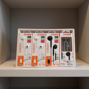 Aricurador St-1135 Stereo Earphones With Mic And Volume Control 12 Pcs Pack - Product Image 2