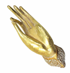 Statua in Resina di Antica Palmistiessa Mistica, Oggetto Religioso con Simboli Lineari, Scultura Decorativa per Arredamento Casa - Product Image 2