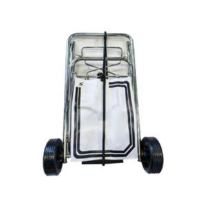 Carrello Portabagagli Pieghevole in Plastica Mnj, Facile da Piegare, Dimensioni Compatte, Capacità 30-40L, 2 Ruote per Viaggi in Aeroporto e Stoccaggio - Product Image 1