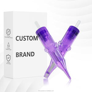 ตลับเข็มสเตนเลสและพลาสติกฆ่าเชื้อแบบใช้แล้วทิ้งสำหรับการสักคิ้วและริมฝีปากอย่างถาวร - Product Image 1