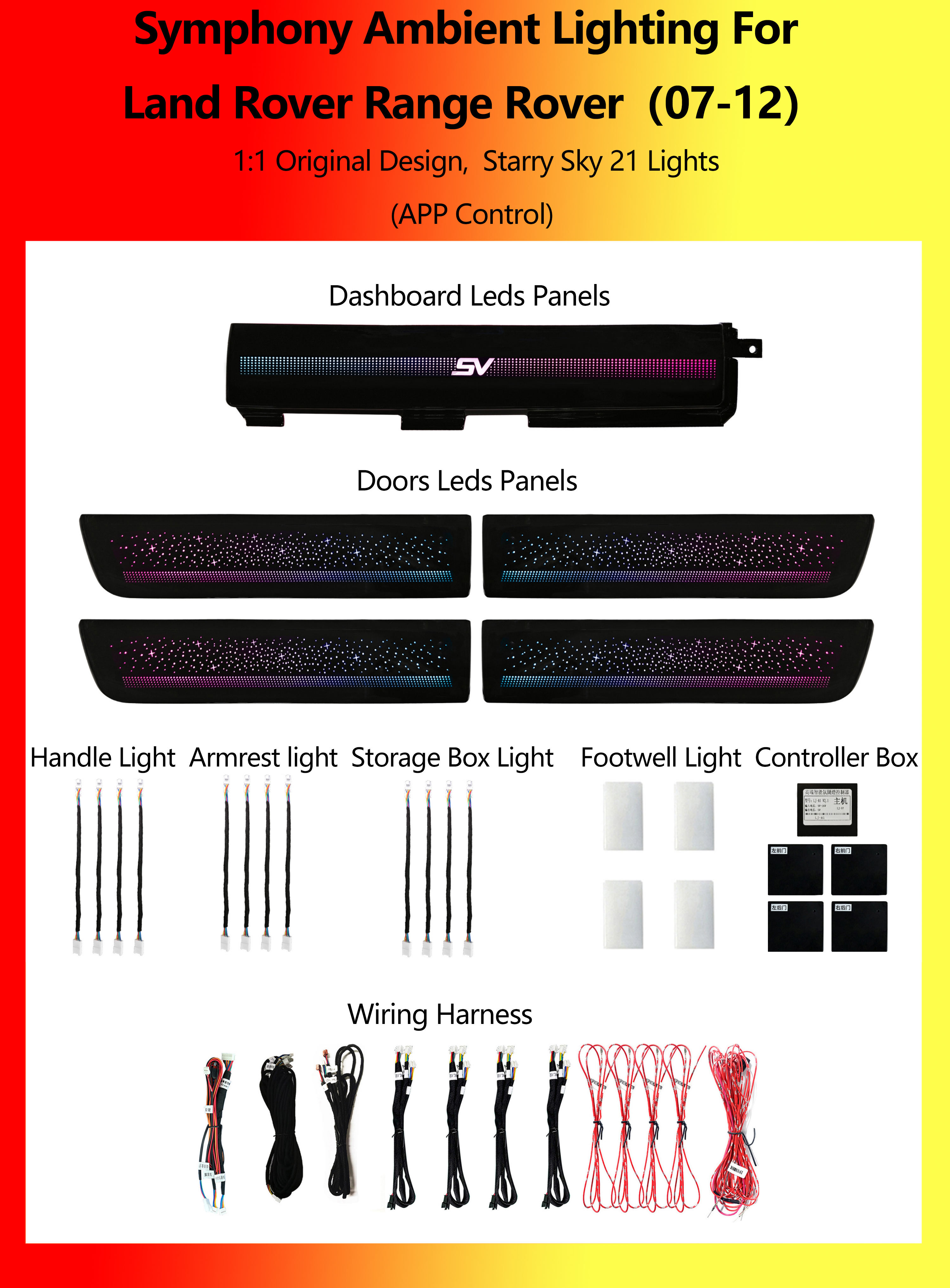 Land Rover Range Rover Starry Sky Symphony 21 Lights