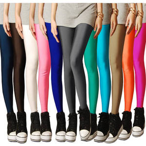Nuevas <span class=keywords><strong>mallas</strong></span> de neón de caramelo sólido de primavera para <span class=keywords><strong>mujer</strong></span>, <span class=keywords><strong>mallas</strong></span> femeninas de alta elasticidad, pantalones, ropa de niña, <span class=keywords><strong>mallas</strong></span>, tamaño de enchufe - Product Image 1