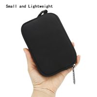 Petite pochette technique en néoprène personnalisée en usine SMETA sac organisateur de câble de voyage accessoires électroniques sacs de rangement de transport