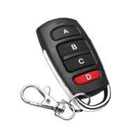 Télécommande universelle pour ouvre-porte de garage à code roulant 433 MHz en métal pour accès à distance