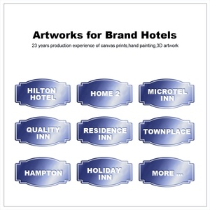 Pintura al Óleo Texturizada Hecha a Mano con Marco, Estilo Art Deco, para Desarrolladores Inmobiliarios, Paisajes y Habitaciones de Hotel - Product Image 6