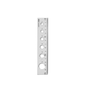 <b>M</b>&G Soft Ruler 15cm Safe Odorless With Circle Template <b>For</b> Drawing - Product Image 5