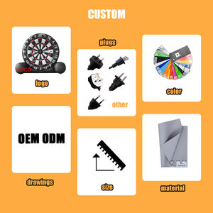 Jogo inflável do esporte do dardo do futebol do tiro do jogo inflável do alvo do pontapé do futebol 4.5m altos exterior - Product Image 4