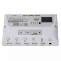 Éclairage solaire de jardin miniature Boyid Green Energy Smart, extérieur/intérieur, IP65, étanche, LED monocristalline 12W 6000K, lumière du jour, 4 ampoules