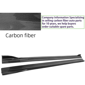 สเกิร์ตข้างคาร์บอนไฟเบอร์แท้ทรง FD สำหรับรถยนต์ CLA-Class W118 C118 ปี 2021-2025 - Product Image 5