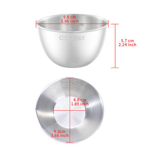 CHEFMADE WK9961 18/8 petit bol en acier inoxydable outil de gâteau de qualité alimentaire outils de cuisson en métal de haute qualité - Product Image 2