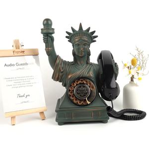 Stock Estatua DE LA LIBERTAD Estilo especial Grabación de mensajes Libro de visitas de boda <span class=keywords><strong>Teléfono</strong></span> vintage <span class=keywords><strong>Teléfono</strong></span> - Product Image 2