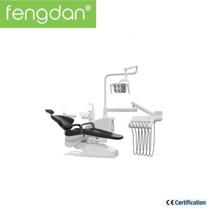 Fauteuil dentaire Fengdan haut de gamme à prix raisonnable avec panneau de commande chirurgical de luxe, supports de moniteur et alimentation électrique - Product Image 3