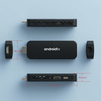 Android TV Box 2026 WiFi5 Android 9 2GB 16GB Quad Core 4K HDR/H265 OTT IPTV ATV con Control por Voz BT