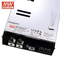 Alimentation à découpage CC à sortie unique Mean Well LRS-1200-24 1200W 24V 50A, efficacité élevée, entrée 180-305VAC pour applications industrielles