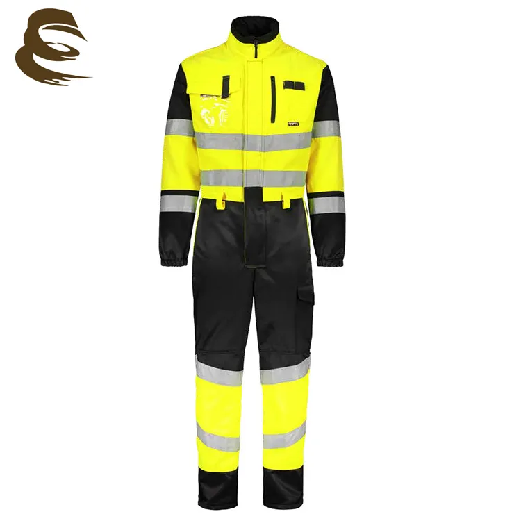 Veiligheid Werkkleding Winddicht Overall Mannen Reflecterende Werkkleding Uniformen