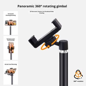 Aluminium Phone Stand Live Streaming Tripod Portable Photography Video Selfie Tablet Floor Folding Holder <b>Triangle</b> Flexible - Product Image 3