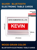 Carte de table numérique intelligente avec écran E-ink haute définition 3 couleurs de 7 pouces, rechargeable, NFC, pour conférence