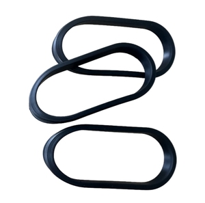 Anneau décoratif <span class=keywords><strong>de</strong></span> <span class=keywords><strong>tige</strong></span> <span class=keywords><strong>de</strong></span> <span class=keywords><strong>selle</strong></span> en silicone blanc/noir 107*62*10 pour équipement <span class=keywords><strong>de</strong></span> fitness marque Jinmaikang - Product Image 5