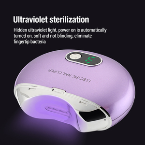 Abordable Bébé Enfants Adultes Portable Automatique Ongles Coupe Ongles avec Lumière Ultraviolette - Product Image 3