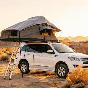 LLOYDBERG Tentes de toit personnalisées OEM 4 saisons, les meilleures tentes de toit pliables souples pour <span class=keywords><strong>camping</strong></span> en voiture et camion 4x4, en vente - Product Image 3