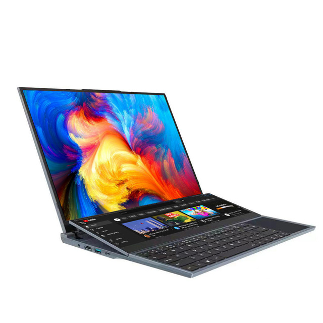 OEM Double Screen 16+14 Inch Laptop Computer Touch Screen Core I7 Gaming Laptops Brand New