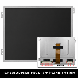 โมดูลจอแสดงผลทางการแพทย์ TMK ขนาด 12.1 นิ้ว IPS LED LCD ความละเอียด 1024x768 XGA <span class=keywords><strong>HD</strong></span> 70% NTSC ช่วงสีที่ครอบคลุมกว้าง ความคมชัด 1200:1 ความสว่าง 1000 ระดับ อุณหภูมิใช้งาน -30 ถึง +85 องศาเซลเซียส - Product Image 1