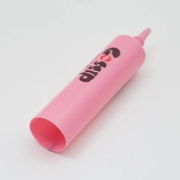 17ml Rose BB Crème Lotion Pour Le Corps Crème PCR Tube Peau Doux Squeeze Tubes Emballage Cosmétique Cylindre