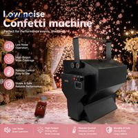 Machine à confettis suspendue DMX/télécommandée LM Factory pour mariage, fête, spectacle DJ, machine à confettis électrique