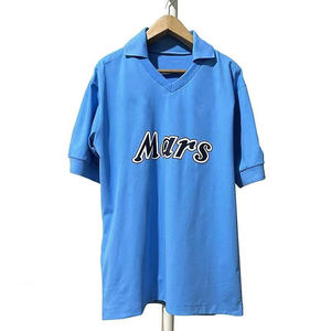 1990-91 napoli futbol forması futbol takımları üniforma gençlik spor için klasik tasarım ile futbol tişörtü erkekler futbol kıyafetleri - Product Image 1