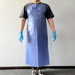 <span class=keywords><strong>Tablier</strong></span> jetable universel en PE gaufré, anti-salissures et imperméable, pour la cuisine domestique, le nettoyage et la protection personnelle - Product Image 1