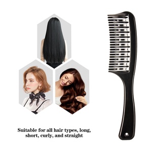 Salon parrucchiere personalizzato districante incrociato pettini da barbiere denti pettine a denti larghi - Product Image 2