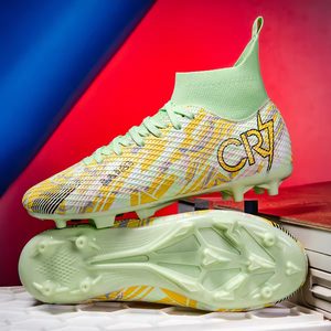 Zapatos de Fútbol Antideslizantes al por Mayor, Zapatos Deportivos de Fútbol de Caña Alta para Jóvenes, Zapatos de Fútbol para Exteriores para Hombres y Mujeres - Product Image 3