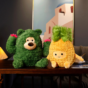 Lindo diseño <span class=keywords><strong>cactus</strong></span> oso suave juguete peluche kawaii fruta piña peluche <span class=keywords><strong>cactus</strong></span> oso juguetes de peluche - Product Image 3