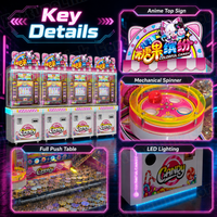 Máquina de Juegos para Parques de Diversiones a Precio de Fábrica, Diseñada como Máquina Arcade de Empujar Monedas con Alta Rentabilidad y Solución de Empujador de Monedas