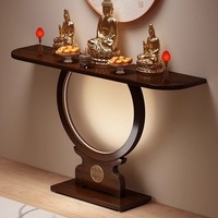 Nouvelle table console élégante en bois massif de style chinois pour porte d'entrée de salon ou d'hôtel