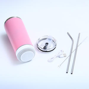 Vaso Térmico de Acero Inoxidable de 20 oz con Altavoz Bluetooth, Vaso Sublimable con Aislamiento al Vacío - Product Image 5