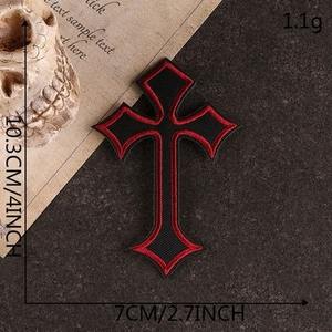 Parches de Goma con Patrón de Cruz Roja Médica de PVC con Cierre de Gancho y Bucle - Product Image 4