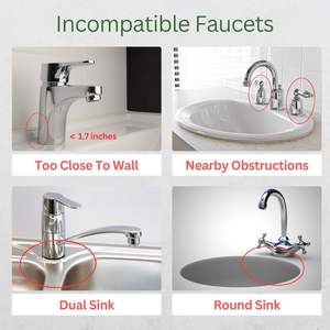 New Custom Eco-friendly Reusable Heat Resistant Silicone Faucet <b>Splash</b> <b>Guard</b> with Absorbent Mat for <b>Kitchen</b> <b>Sink</b> - Product Image 4