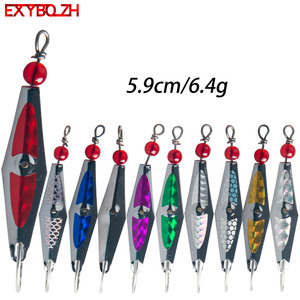 Cuillère à pêche en acier inoxydable, 10 couleurs, pour la pêche à la truite, appât de fond, cuillère métallique avec hameçon à perle rouge - Product Image 2