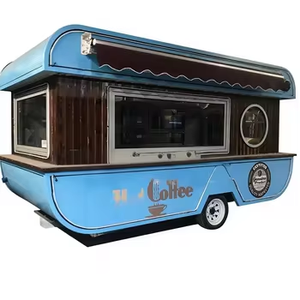 Nouveau camion de restauration mobile électrique pour restaurants de restauration rapide, bonbons, gâteaux d'anniversaire, glaces, légumes - structure en acier inoxydable - Product Image 1