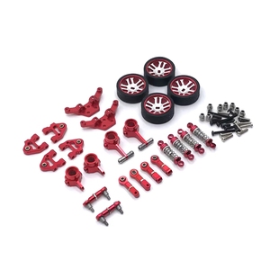 Repuestos para Auto RC WWltoys 1/28 <span class=keywords><strong>K969</strong></span> K979 K989, Accesorios Metálicos de Mejora: Mecanismo de Dirección/Brazo Oscilante Superior/Barra de Transmisión - Product Image 6