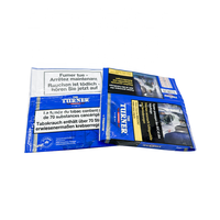 Pochettes à tabac roulées à la main EUR, emballage de tabac Turner 50g, pochettes vides pour feuilles de tabac 30g avec codes tactiles imprimés au laser