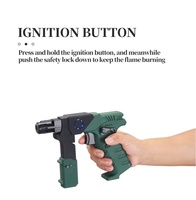 Pistolet à flamme à jet spécialisé pour la cuisine, avec logo personnalisable, lumière LED portable, flamme à haute température, idéal pour griller le steak