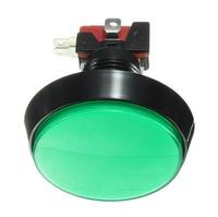 Bouton poussoir de commande de jeu d'arcade de 60 mm avec LED IP67 16A 12V 2 broches 5 couleurs