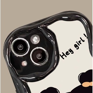 Bella ragazza e ragazzo stampa bordo d'onda morbido TPU Cover posteriore del telefono per Iphone 6 7 8 X Xr XS 11 12 13 14 15 16 17 Pro Max - Product Image 6