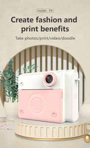 Appareil photo instantané pour enfants 48MP Double objectif Écran IPS 2,8 pouces Impression thermique Appareil photo selfie pour enfants Cadeau de Noël - Product Image 2