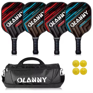 Raquette de pickleball <span class=keywords><strong>en</strong></span> graphite thermoformé personnalisée approuvée par l'USAPA, vente <span class=keywords><strong>en</strong></span> gros, fibre de carbone 3K 18K, ensemble de raquettes de pickleball - Product Image 6