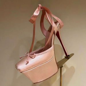 Sandalias de Lujo de Marca Famosa, Diseño 2026, Cuero Genuino, Tejido, Plataforma Interna, Antideslizantes, para Mujer - Product Image 1