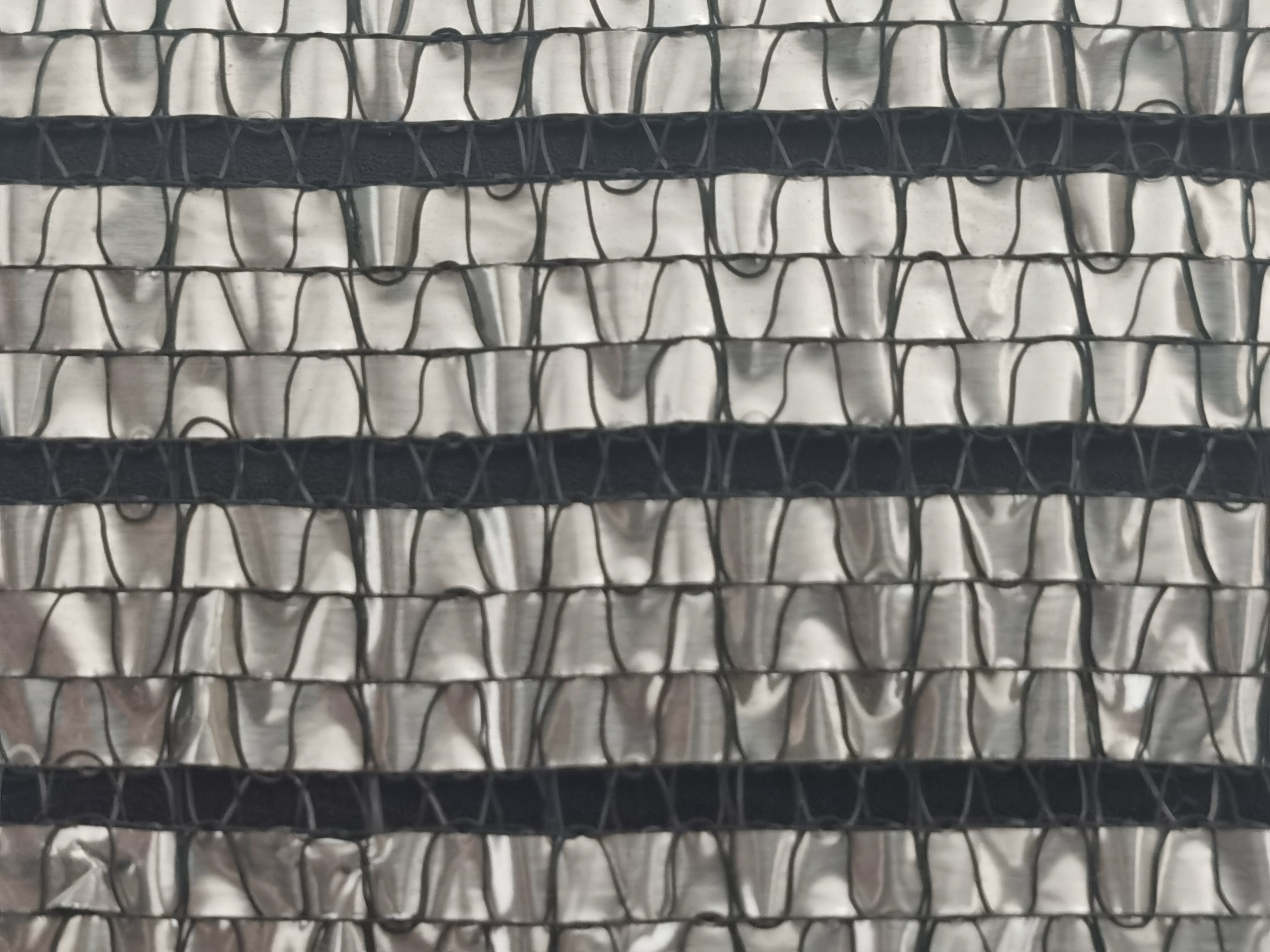 Hdpe Outdoor 350gsm Greenhouse Shade Cloth 50% Reflective Aluminum Foil